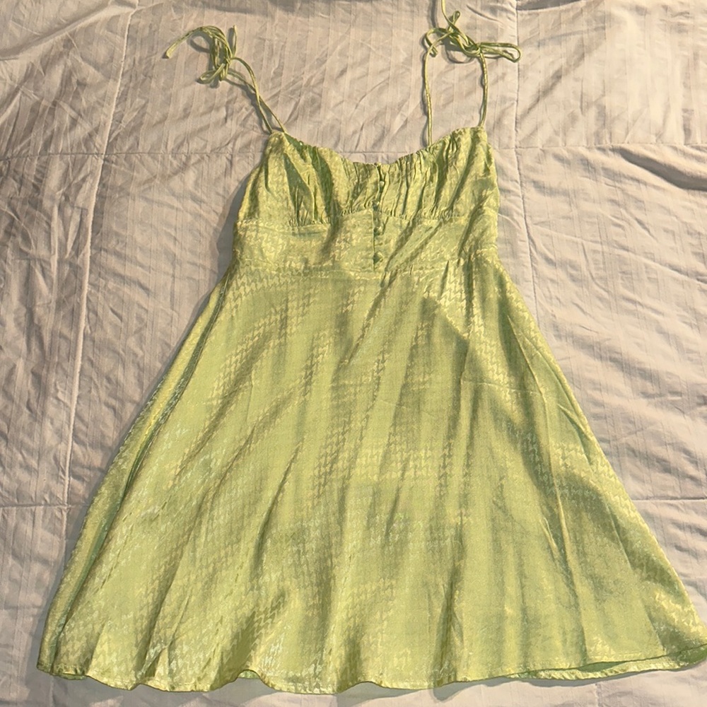 ASTR Lime Green Sundress